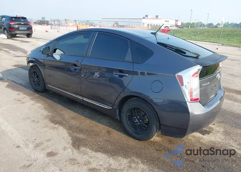 2013 Toyota Prius Four from USA, damaged, VIN JTDKN3DU5D1729958